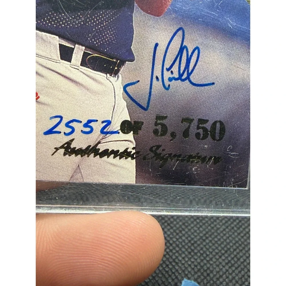 1995 Signature Rookies Joe Ciccarella Auto 2552/5750 Boston P SC253
